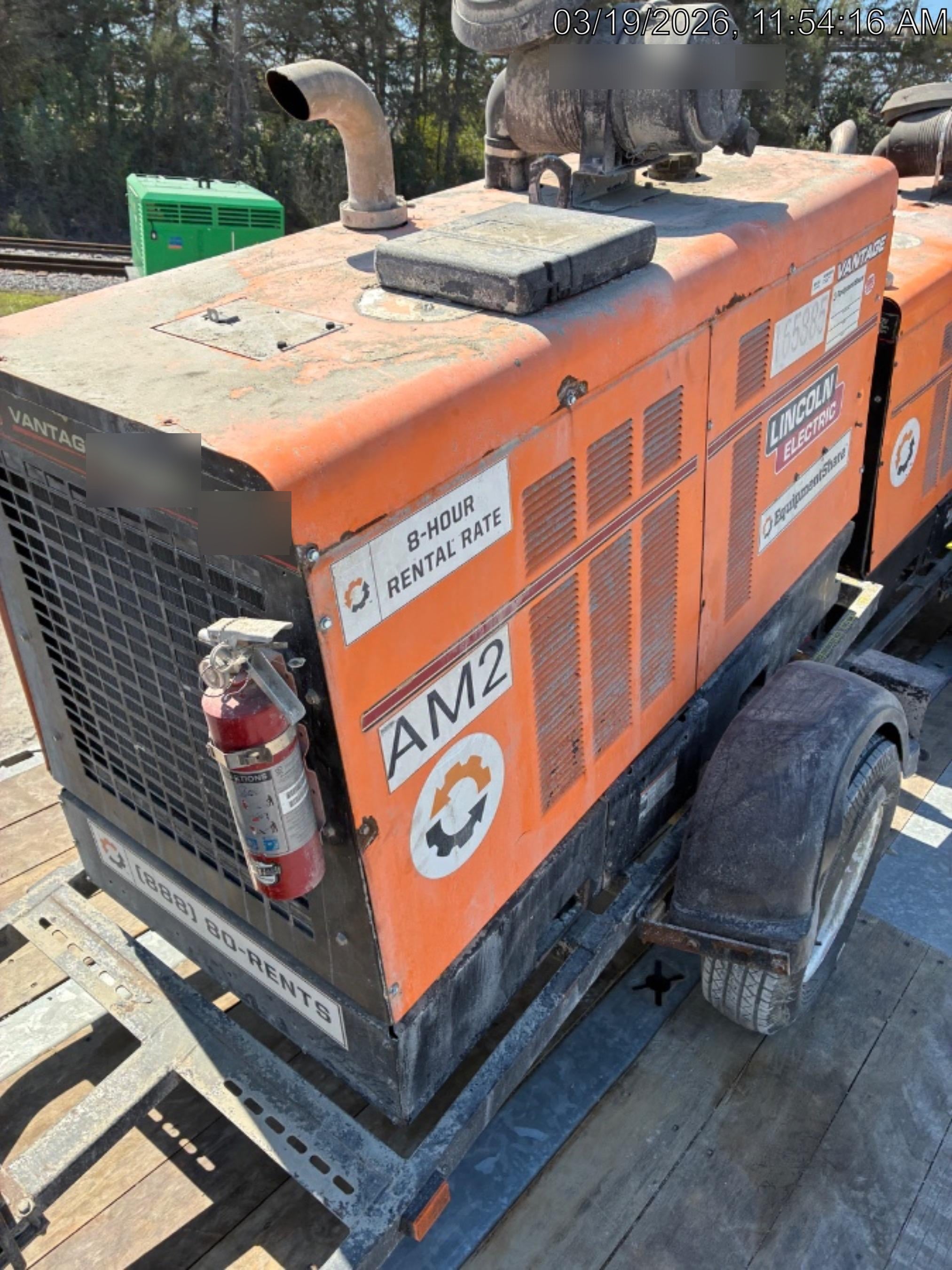 2022 Lincoln Electric Vantage 549X Crosslink Technology, Trailer Mounted, ES Decals, T3