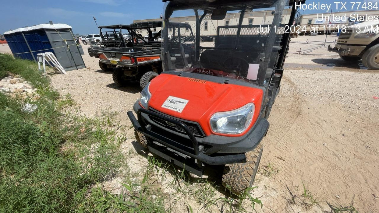 2021 Kubota RTV-X1140W-H Plastic Canopy, Windshield Acrylic Clear, LED Strobe Light, Wire Harness Kit, Back up Alarm