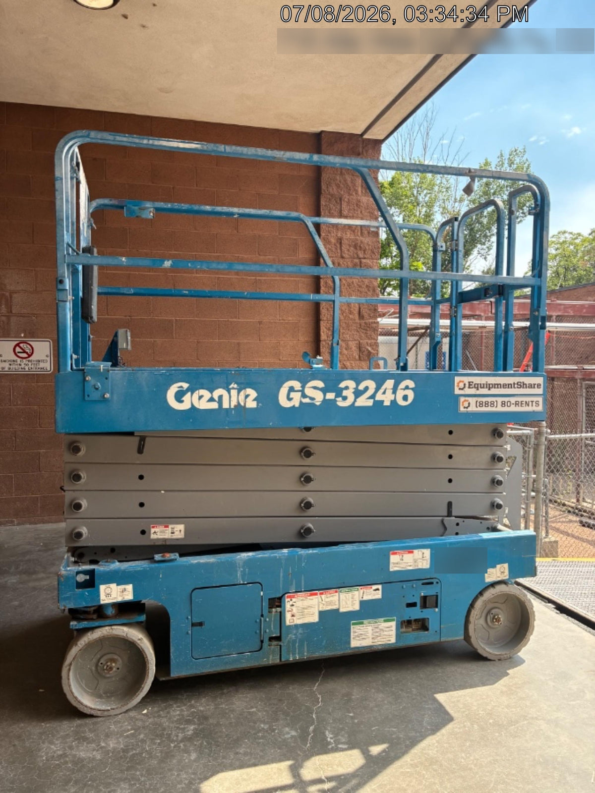 2018 Genie GS-3246 Genie GS-3246 w/Folding rails, Full height swing gate
