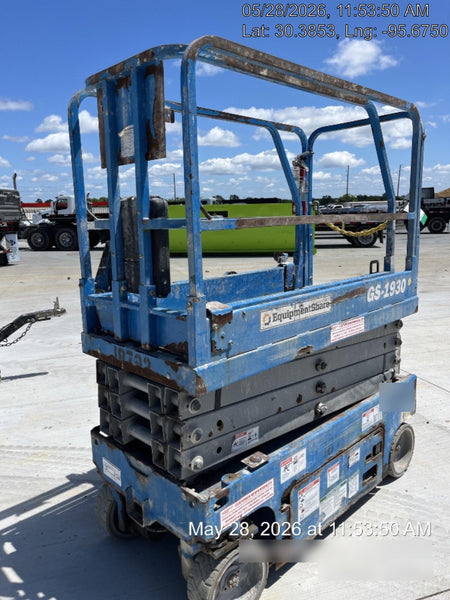 2018 Genie GS-1930 Genie GS-1930 Scissor Lift w/Standard Options