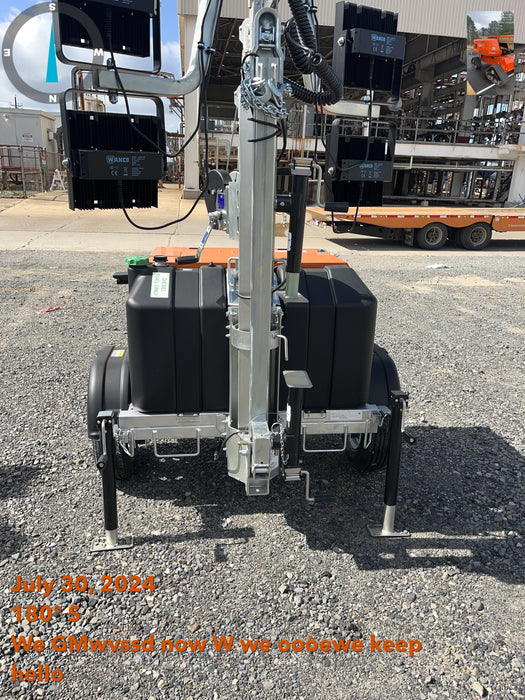 2024 Wanco WLTT-4MM4K Diesel, Deep Sea Controller, Shore Power Plug, Auto Start, (4) 350W LED Floodlights, 4kW Generator, 60 Gal Fuel Tank, 2" Ball, T3