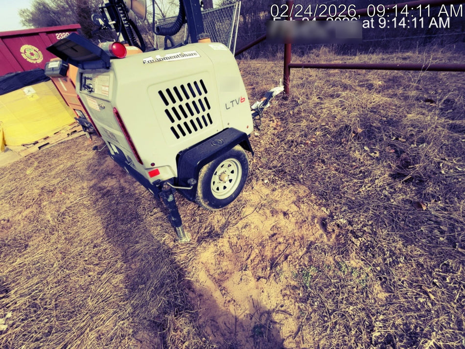 2018 Wacker Neuson LTV6L-MH Wacker Neuson LTV6L Mobile Light Tower w/Fuel Level Sensor Installed