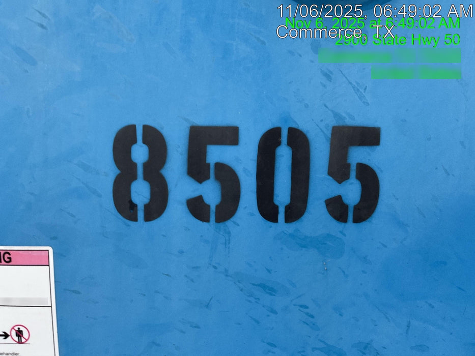 2018 Genie GTH-844 Genie GTH-844D w/Open ROPS, Solid Tires, Work Light/Beacon, 60" Carriage and Forks