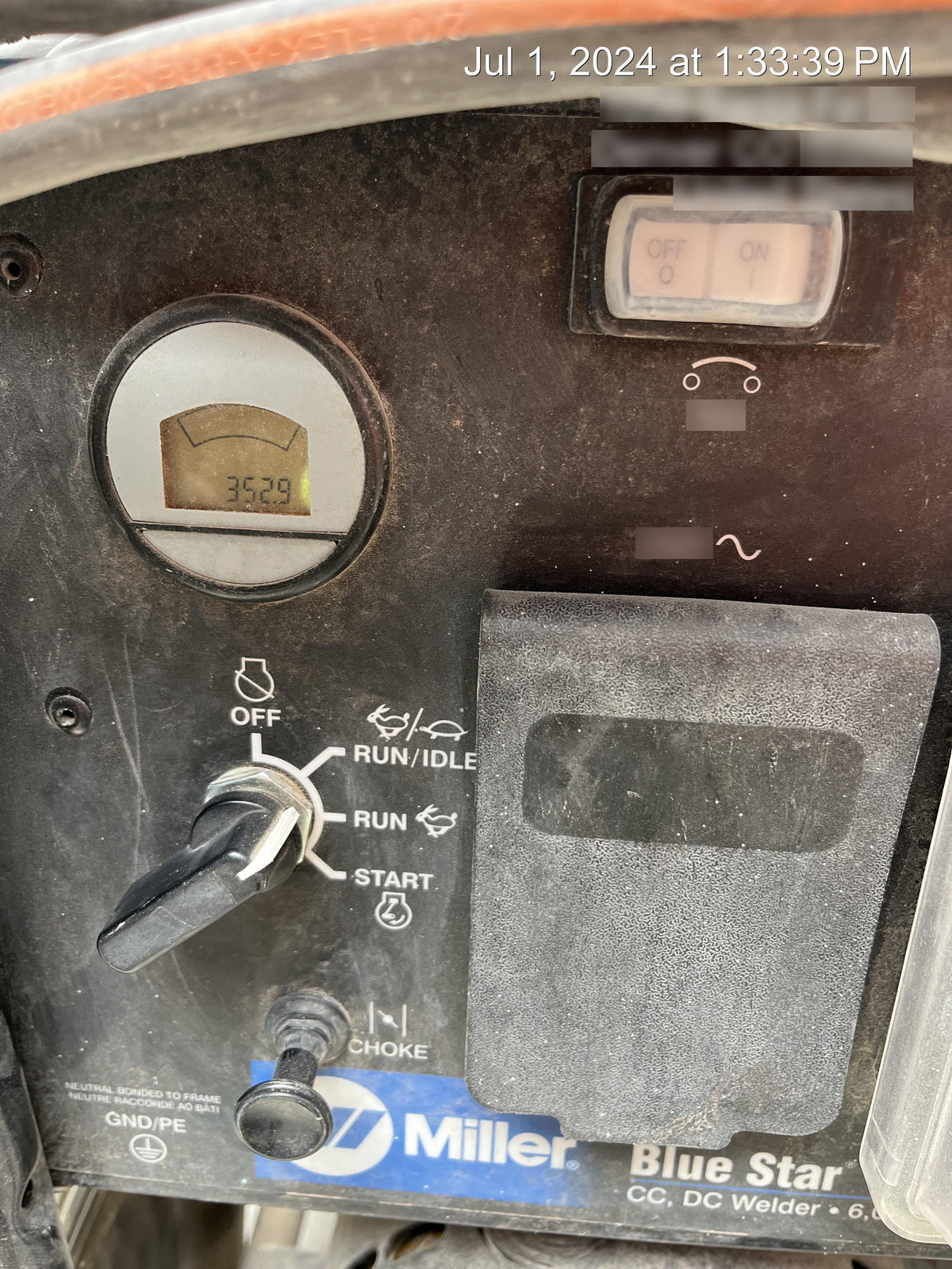 2023 Miller Electric Blue Star 185 Engine Driven Welder, Electric Start, 13 hp, Gas, 6,500 W Peak 907664