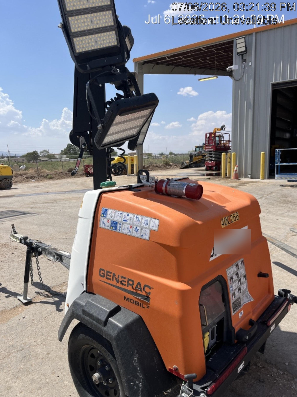 2024 Generac MLT2 Diesel, Flex Switch 120V Input, Powerzone Controller, 
(4) 320W LED Lights, 4kW Generator, 39.9 Gal Fuel Tank, 2" Ball, T3