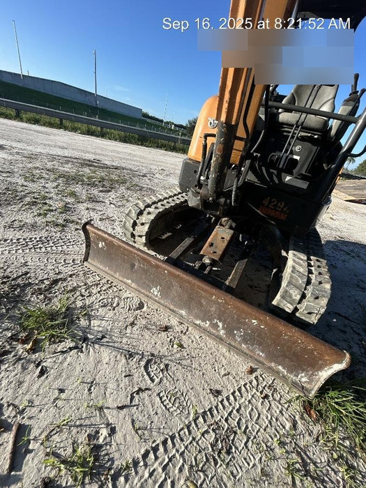 2018 Case CX37C ROPS, LONG ARM, RUBBER TRACKS, AUX HYD