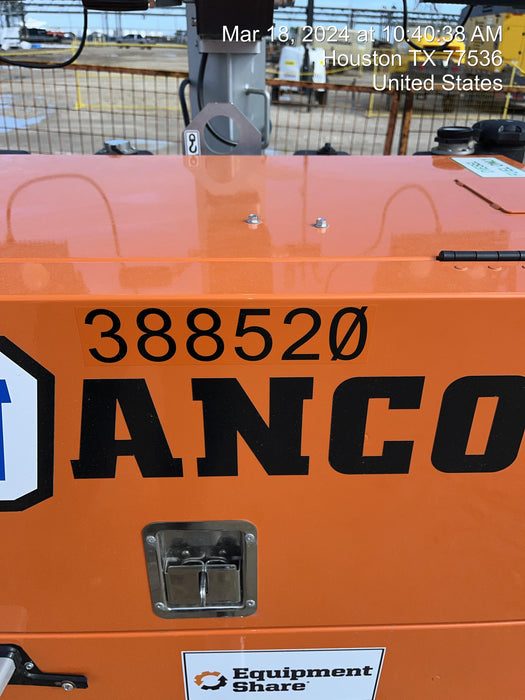 2024 Wanco WLTT-4MM4K Diesel, Deep Sea Controller, Shore Power Plug, Auto Start, (4) 350W LED Floodlights, 4kW Generator, 60 Gal Fuel Tank, 2" Ball, T3