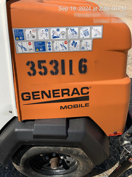 2023 Generac MLT2 Diesel, Flex Switch 120V Input, Powerzone Controller, (4) 320W LED Lights, 4kW Generator, 39.9 Gal Fuel Tank, 2" Ball, T3