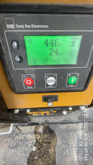 2022 Allmand NLV3GR (4) LED Light Fixture 350W, 23' Vertical Mast, 3kW Prime, Towable, Deep Sea L401, Leveling Jacks, Yanmar T4F 5.8hp