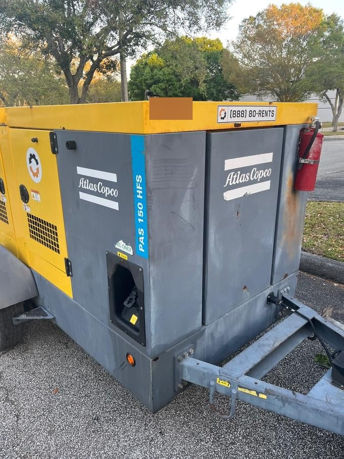 2020 ATLAS COPCO PAS 150 HF CS Enclosed