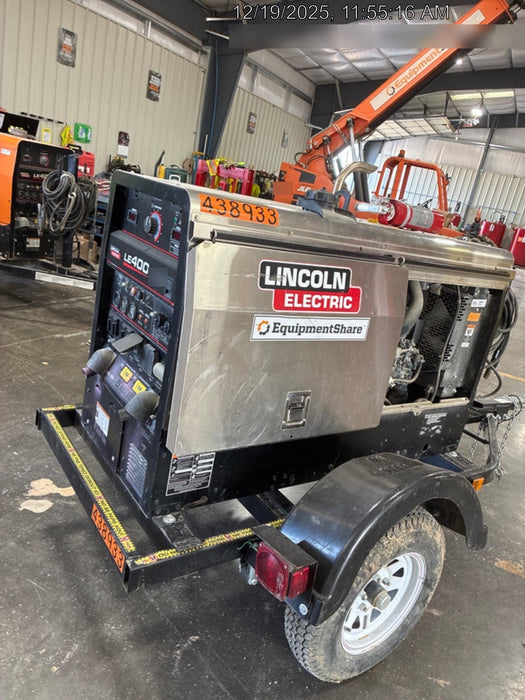 2024 Lincoln Electric LE400 Kubota V1505, Trlr, Cable Rack, Light Kit, ES Decals, T3