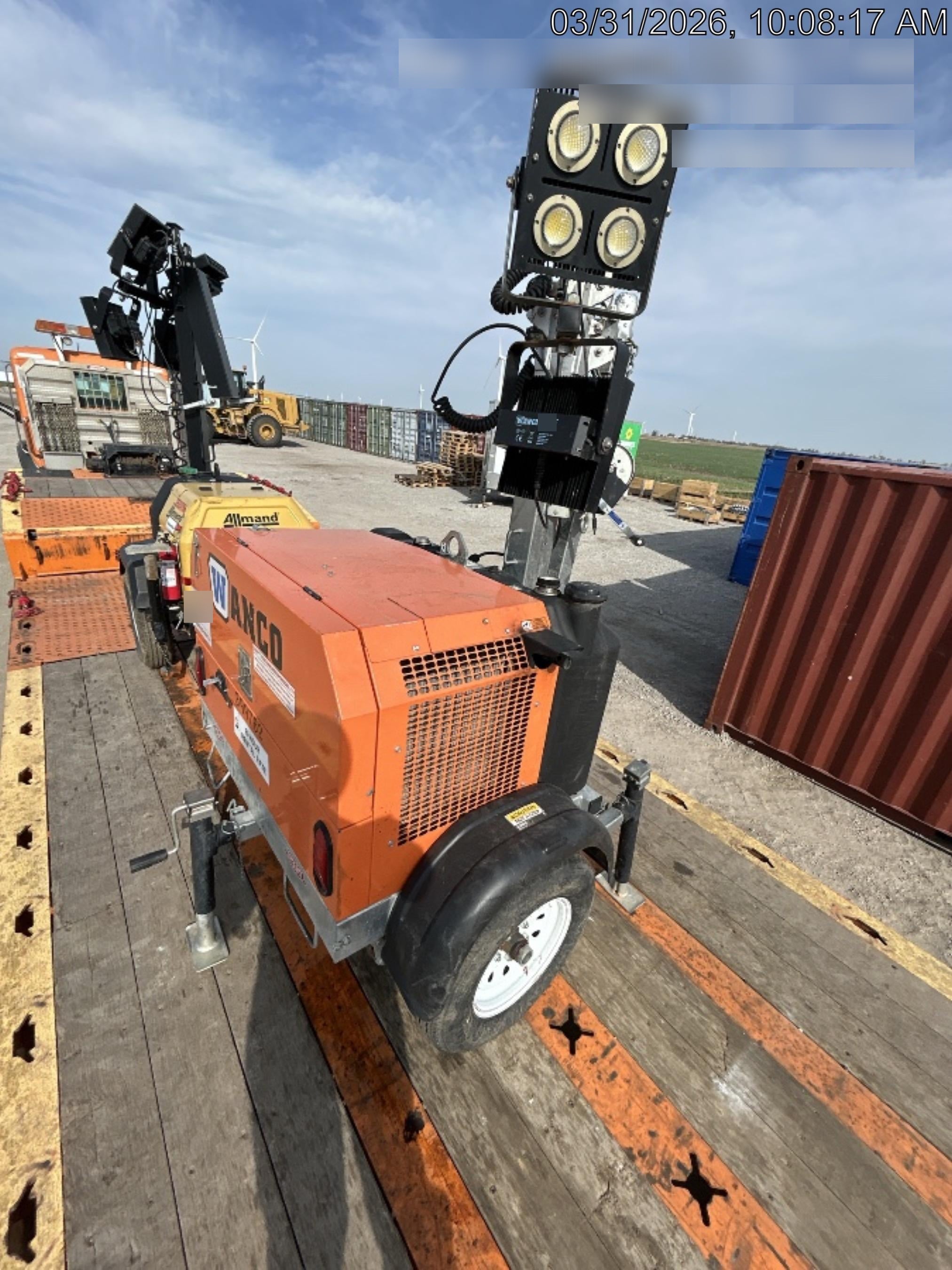2024 Wanco WLTT-4MM4K Diesel, Deep Sea Controller, Shore Power Plug, Auto Start, (4) 350W LED Floodlights, 4kW Generator, 60 Gal Fuel Tank, 2" Ball, T3