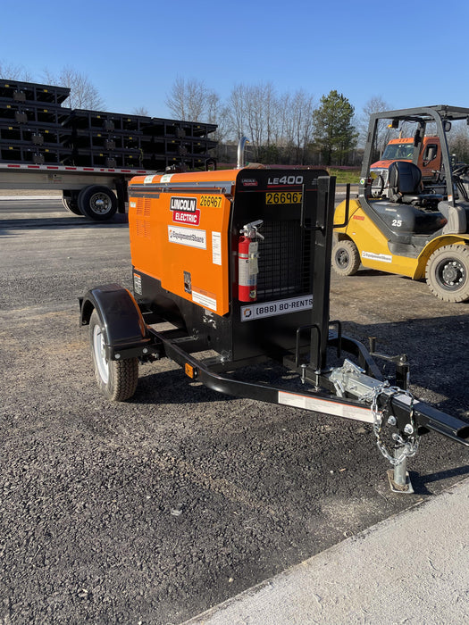 2022 Lincoln Electric LE400 Kubota V1505, Trlr, Cable Rack, Light Kit, ES Decals, T3