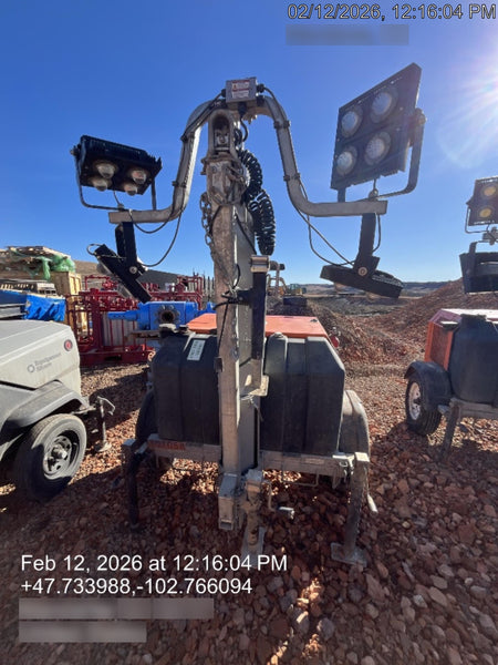 2024 Wanco WLTT-4MM4K Diesel, Deep Sea Controller, Shore Power Plug, Auto Start, (4) 350W LED Floodlights, 4kW Generator, 60 Gal Fuel Tank, 2" Ball, T3