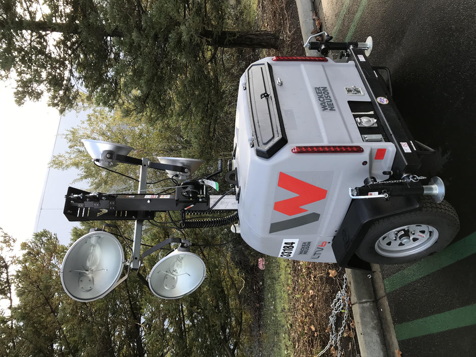 2019 Wacker Neuson LTV6L-MH Wacker Neuson LTV6L Mobile Light Tower w/Fuel Level Sensor Installed