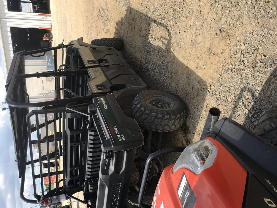2019 Kawasaki Mule PRO-DXT Standard Options, Backup Alarm, Beacon, Plastic Hard Top, Poly Windshield, Horn Kit