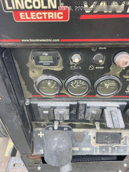 2019 Lincoln Electric Vantage 322 Welder Ready-Pak 3, Two wheel trailer, Fender and Light kit, Cable Rack