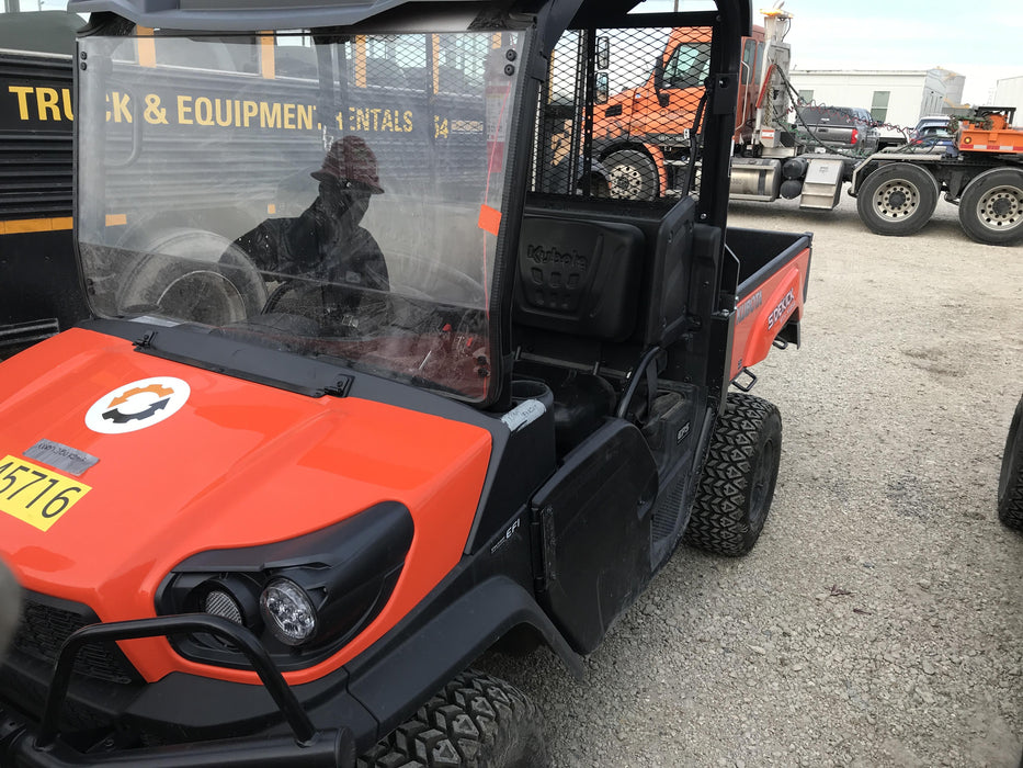 2019 Kubota RTV-XG850WL-H 4wd Utility Cart, Gas, 2 Seat, LED Strobe, Windshield Tempered Glass, Plastic Canopy, Wire Harness Kit, Backup Alarm