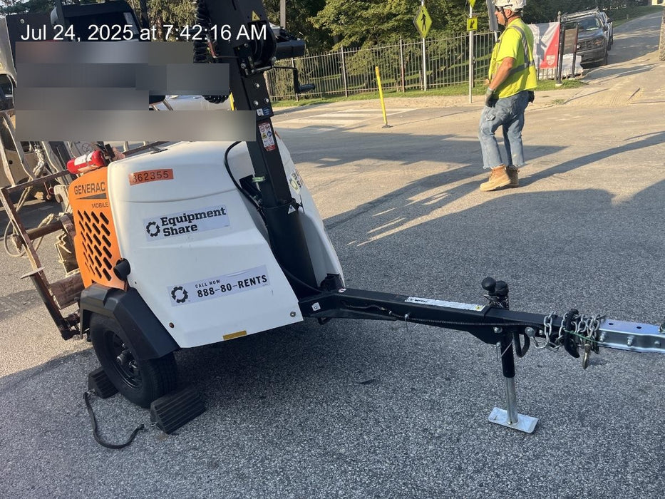 2023 Generac MLT2 Diesel, Flex Switch 120V Input, Powerzone Controller, 
(4) 320W LED Lights, 4kW Generator, 39.9 Gal Fuel Tank, 2" Ball, T3