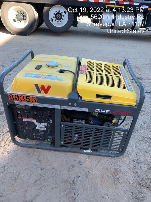 2020 Wacker Neuson GPS9700V Standard, Includes Wheel Kit P/N: 5100042221