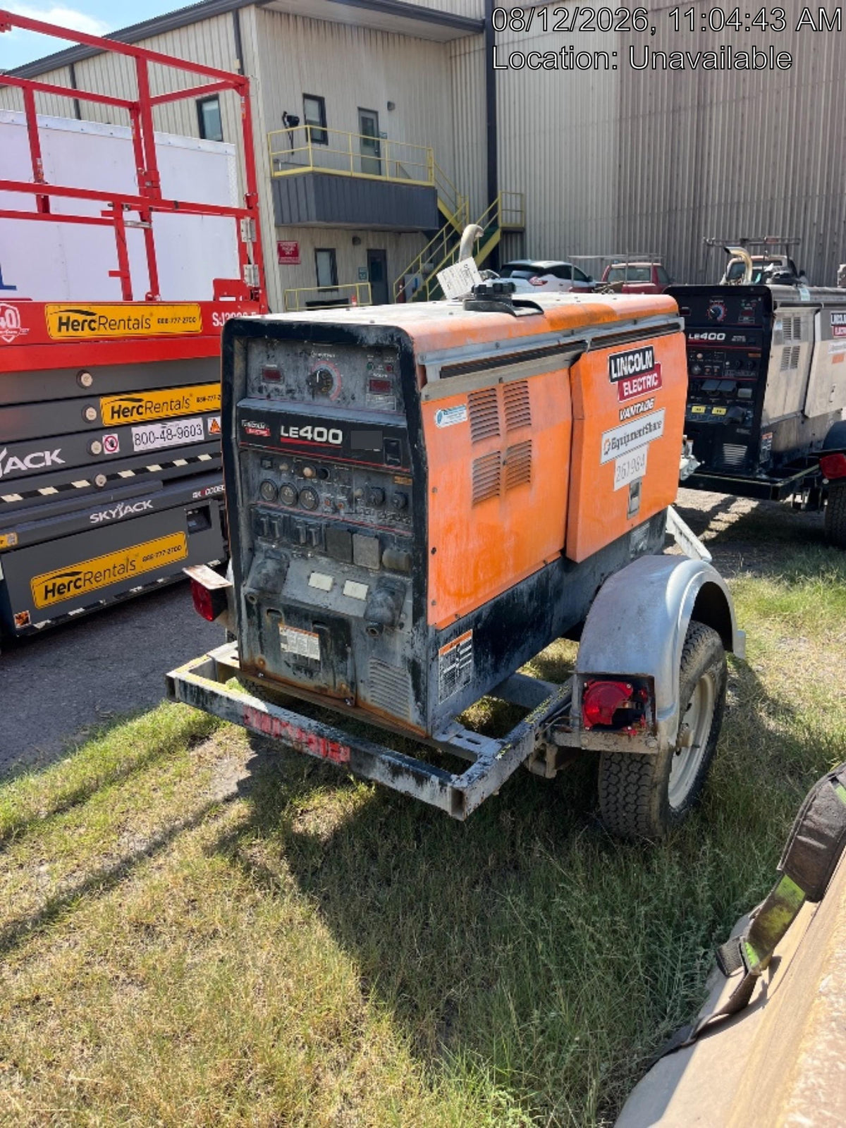 2022 Lincoln Electric LE400 Kubota V1505, Trlr, Cable Rack, Light Kit, ES Decals, T3