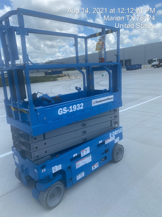 2021 Genie GS-1932 Electric Drive, Sld NM Tires, DBcns, EST