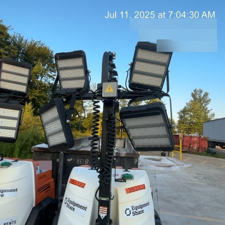 2023 Generac MLT2 Diesel, Flex Switch 120V Input, Powerzone Controller, (4) 320W LED Lights, 4kW Generator, 39.9 Gal Fuel Tank, 2" Ball, T3