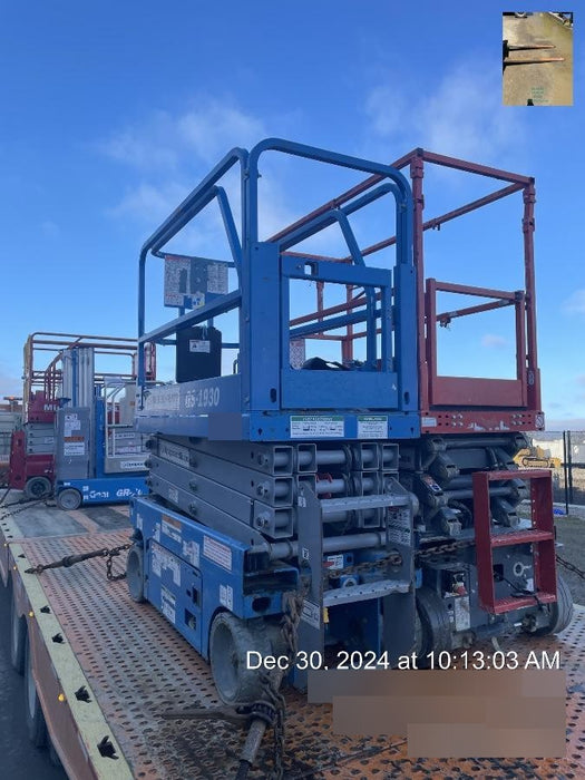 2020 Genie GS-1930 Solid Non Marking Tires, Beacon, Folding rails with half height swing gate