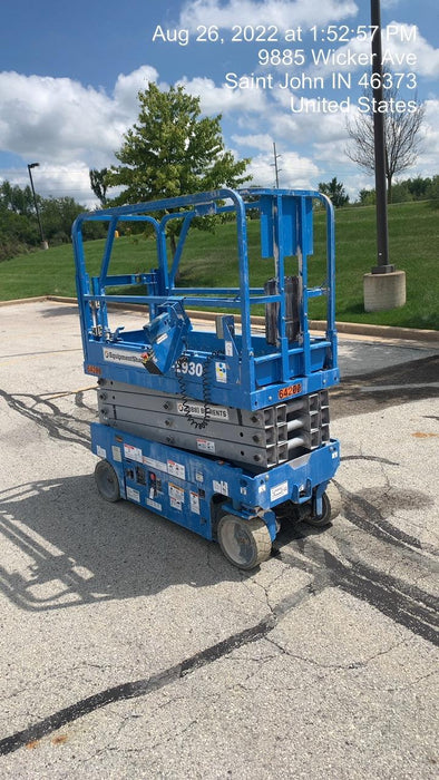 2020 Genie GS-1930 Solid Non Marking Tires, Beacon, Folding rails with half height swing gate