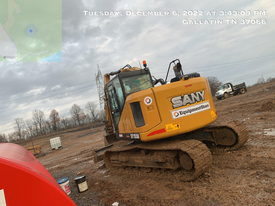 2020 Sany SY155U Cab/Heat/Air