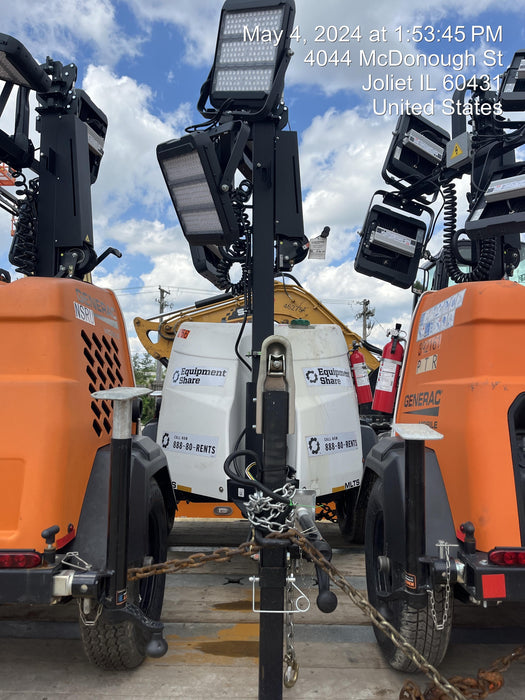 2024 Generac MLT2 Diesel, Flex Switch 120V Input, Powerzone Controller, 
(4) 320W LED Lights, 4kW Generator, 39.9 Gal Fuel Tank, 2" Ball, T3