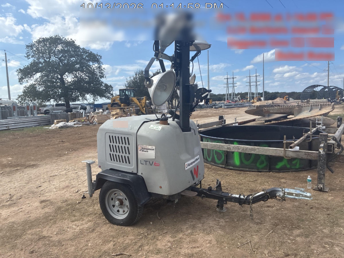 2018 Wacker Neuson LTV6K-MH Wacker Neuson LTV6K Towable Light Tower