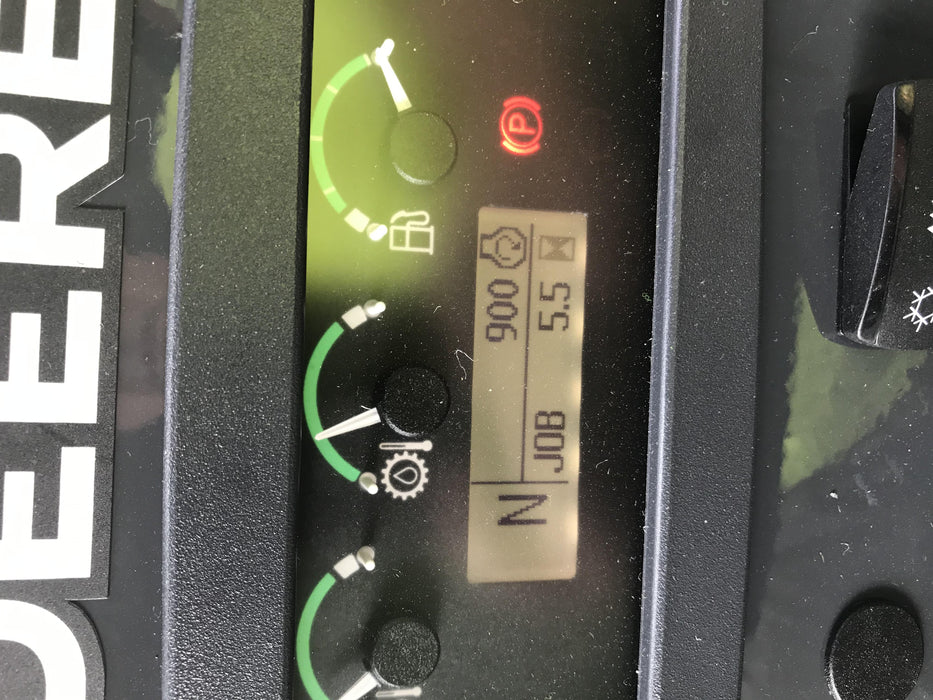 2020 John Deere 410L - Extendable Stick Cab/Heat/Air, 4WD, Extendable Stick, Pilot Controls, 2 Way Hydraulics, TAG Manual QC