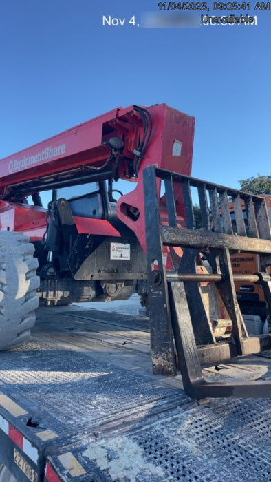 2019 Manitou MTA6034 Canopy, LED Work Lights, Solid Tires, Beacon, Auxiliary Hydraulics 48" Carriage and 48" Forks