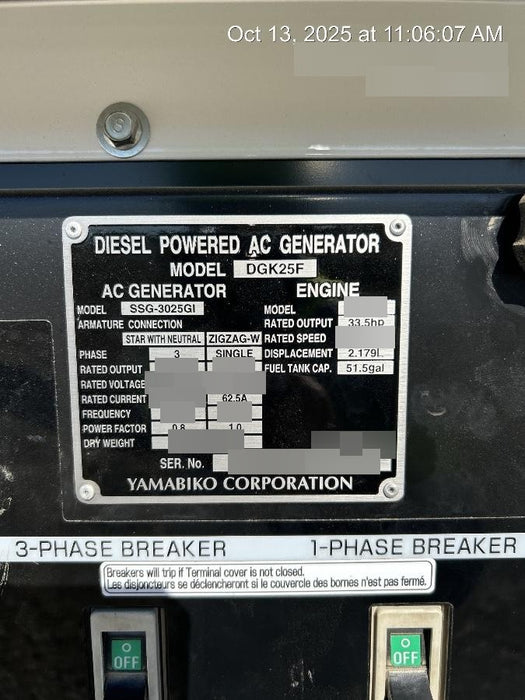 2022 SHINDAIWA DGK25F