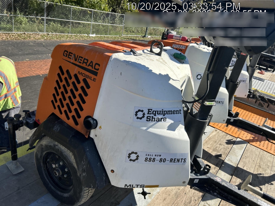 2024 Generac MLT2 Diesel, Flex Switch 120V Input, Powerzone Controller, 
(4) 320W LED Lights, 4kW Generator, 39.9 Gal Fuel Tank, 2" Ball, T3