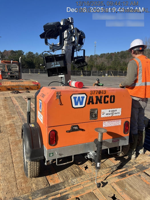 2023 Wanco WLTT-4MM4K Diesel, Deep Sea Controller, Shore Power Plug, Auto Start, (4) 350W LED Floodlights, 4kW Generator, 60 Gal Fuel Tank, 2" Ball, T3