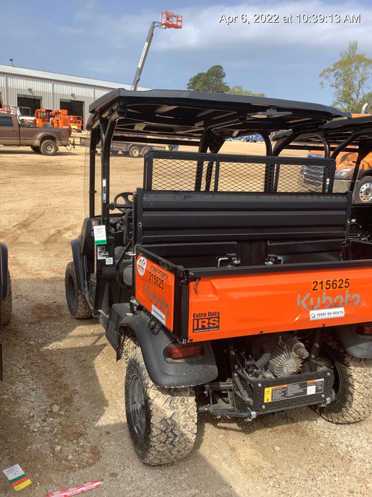 2022 Kubota RTV-X1140W-H Plastic Canopy, Windshield Acrylic Clear, LED Strobe Light, Wire Harness Kit, Back up Alarm