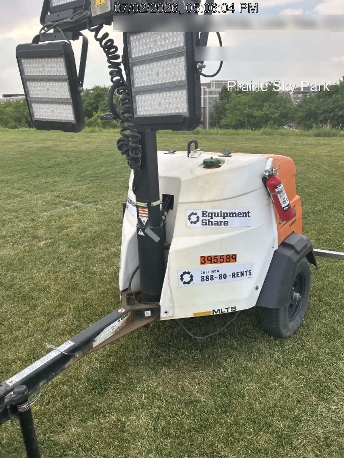 2024 Generac MLT2 Diesel, Flex Switch 120V Input, Powerzone Controller, 
(4) 320W LED Lights, 4kW Generator, 39.9 Gal Fuel Tank, 2" Ball, T3