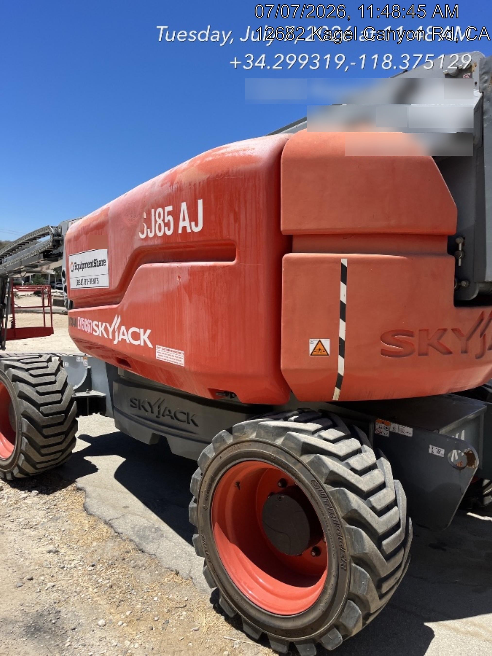 2021 SKYJACK SJ85 AJ