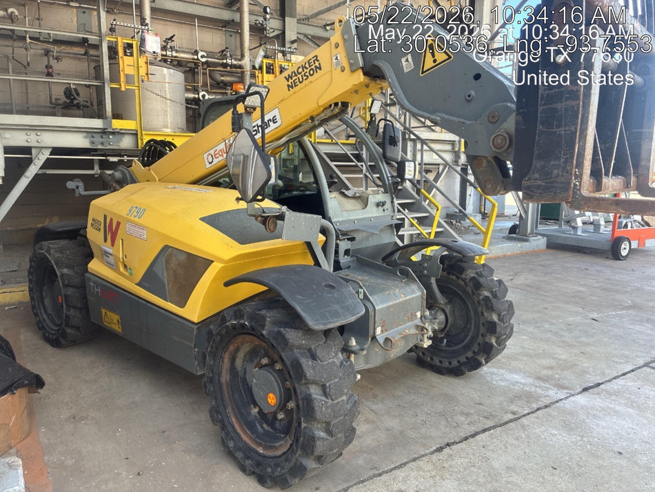 2018 Wacker Neuson TH627 Wacker Neuson TH627 Telehandler w/Canopy, Solid Tires, 48" Carriage and Forks
