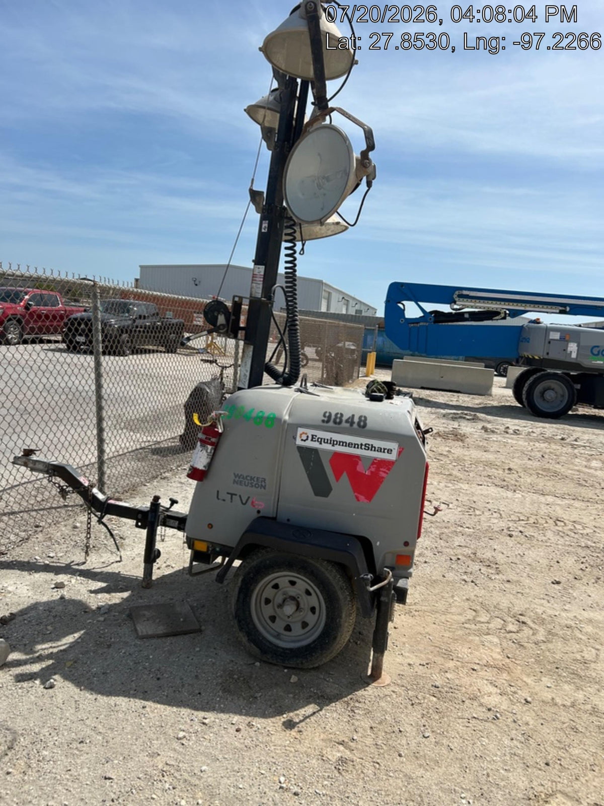 Wacker Neuson LTV6K-MH Wacker Neuson LTV6K Towable Light Tower