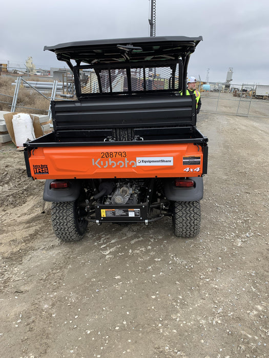 2022 Kubota RTV-X1140W-H Plastic Canopy, Windshield Acrylic Clear, LED Strobe Light, Wire Harness Kit, Back up Alarm