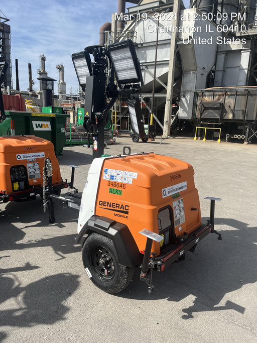 2024 Generac MLT2 Diesel, Flex Switch 120V Input, Powerzone Controller, 
(4) 320W LED Lights, 4kW Generator, 39.9 Gal Fuel Tank, 2" Ball, T3