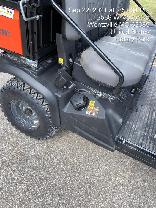 2022 Kubota RTV-X1140W-H Plastic Canopy, Windshield Acrylic Clear, LED Strobe Light, Wire Harness Kit, Back up Alarm