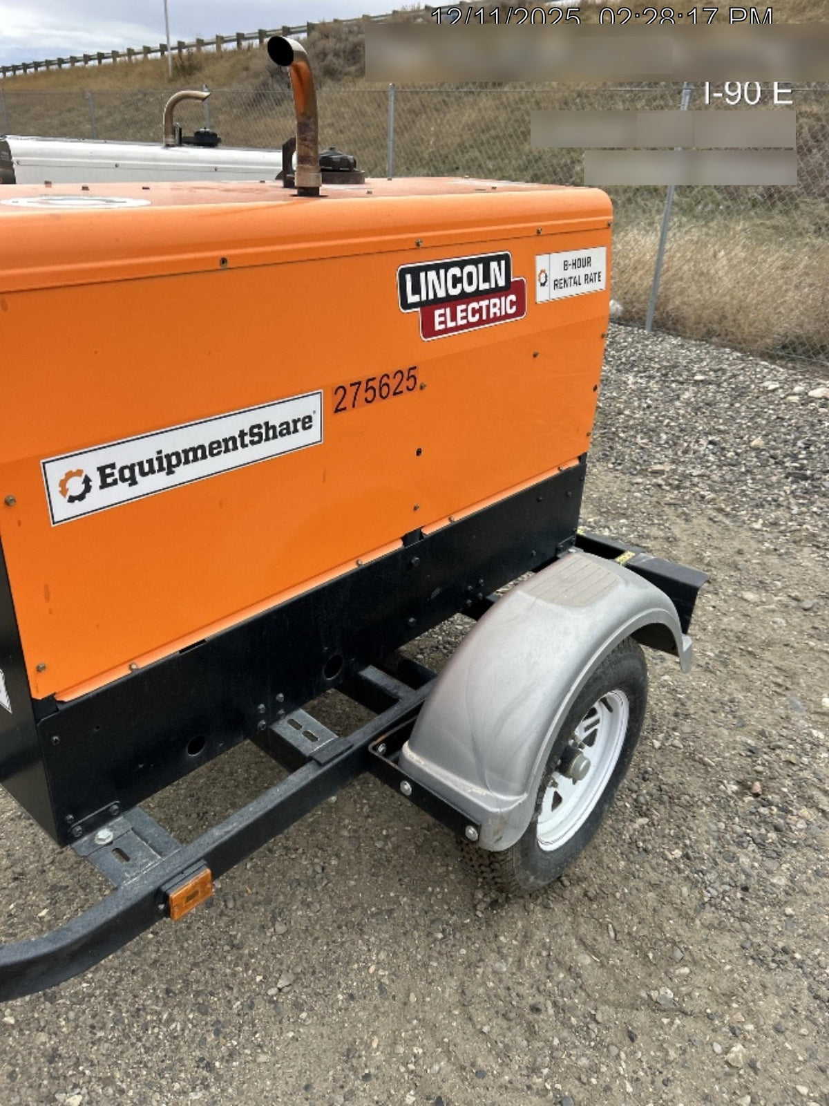 2022 Lincoln Electric LE400 Kubota V1505, Trlr, Cable Rack, Light Kit, ES Decals, T3