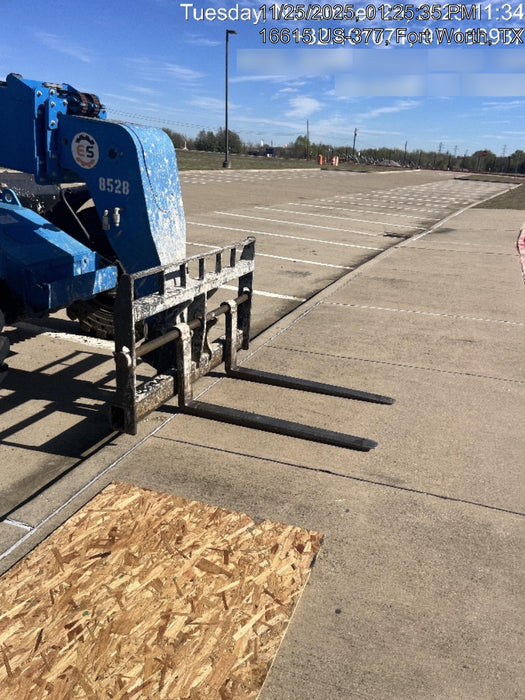 2018 Genie GTH-844 Genie GTH-844D w/Open ROPS, Solid Tires, Work Light/Beacon, 60" Carriage and Forks