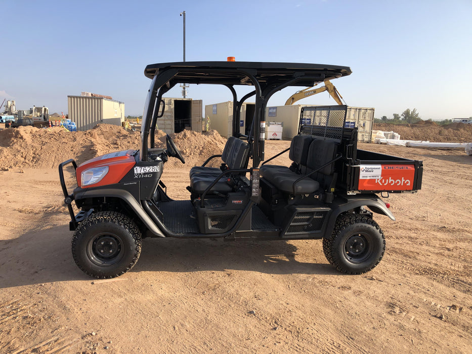 2021 Kubota RTV-X1140W-H Plastic Canopy, Windshield Acrylic Clear, LED Strobe Light, Wire Harness Kit, Back up Alarm