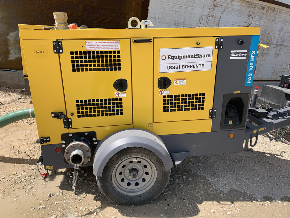 2020 ATLAS COPCO PAS 100 HF CS Enclosed