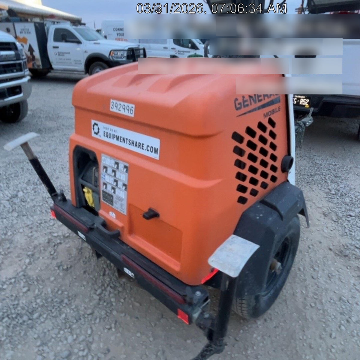 2024 Generac MLT2 Diesel, Flex Switch 120V Input, Powerzone Controller, 
(4) 320W LED Lights, 4kW Generator, 39.9 Gal Fuel Tank, 2" Ball, T3